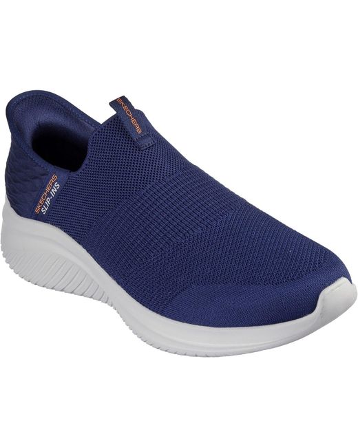 Skechers Blue Ultra Flex 3.0 Smooth Step 232450-Nvy Slip On Shoes for men