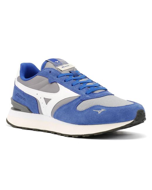 Mizuno Blue Rb87 Wildleder-Sneakers