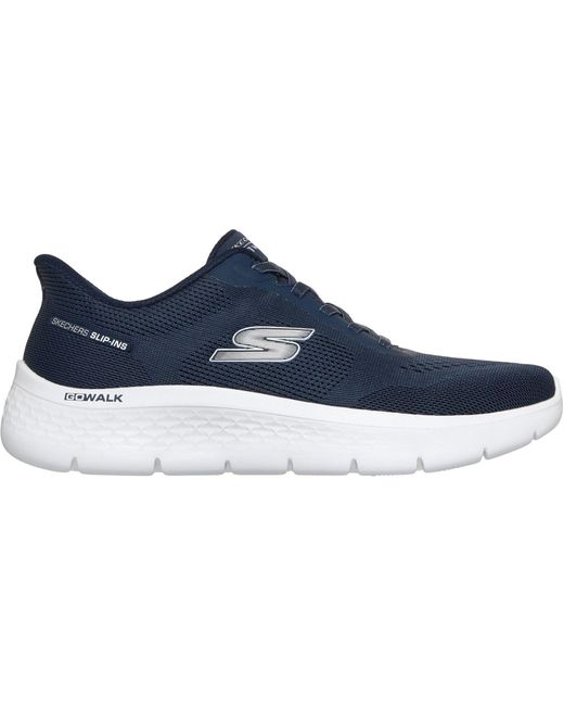 Skechers Blue Go Walk Flex Azriel Textile Textile/ Trim Trainers