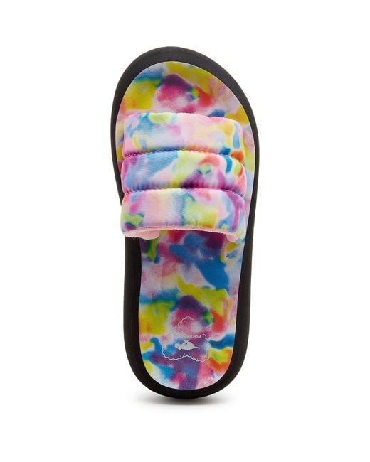 Rocket Dog Pink Splash Loyal Tie Dye Textile /Multi Sandals
