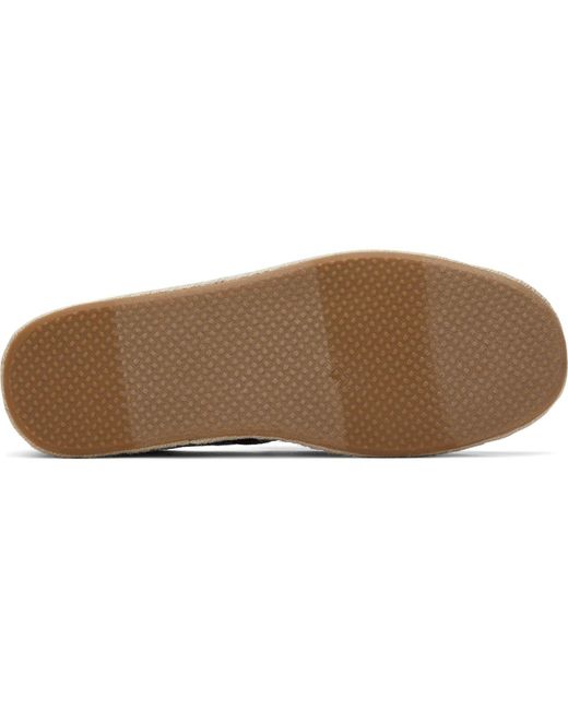 TOMS Blue Alonso Jute Espadrilles for men