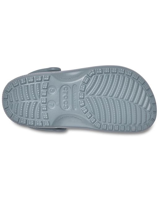 CROCSTM Gray Classic Clog Thermoplastic Concrete Clogs for men