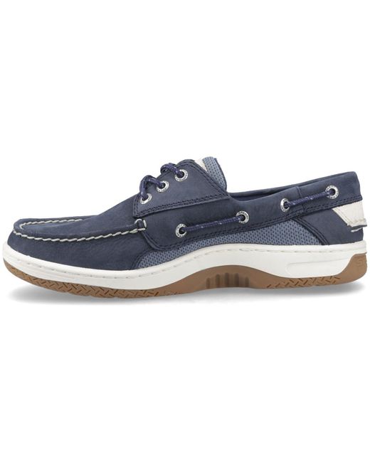 Sperry Top-Sider Blue Billfish 3 Eye Leather Boat Shoes