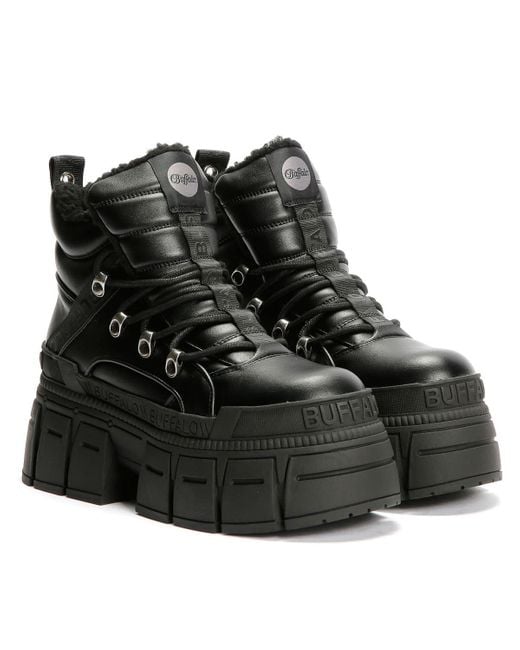 Buffalo Black Gospher Hike Mid Pad Boots