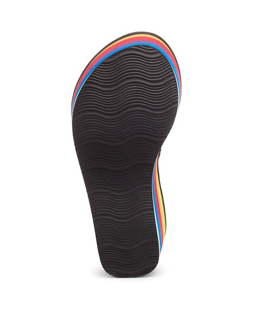 Rocket Dog Blue Crush Cotton Wedges