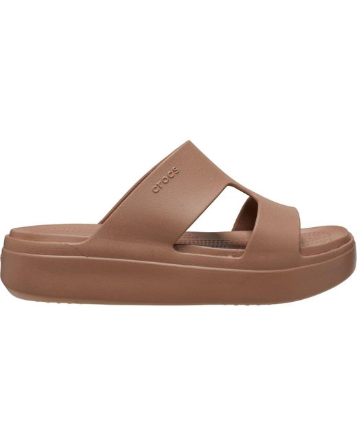 CROCSTM Brown Getaway Platform H-Strap Eva Latte Sandals