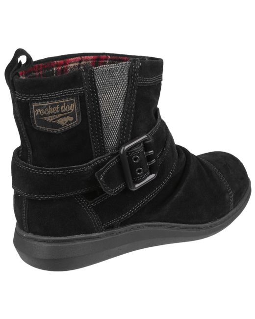 Rocket Dog Black Mint Suede Boots