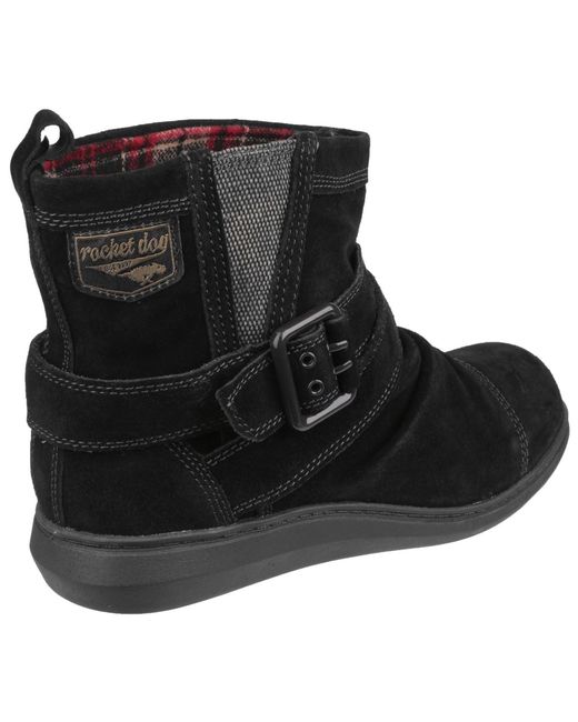 Rocket Dog Black Mint Suede Boots