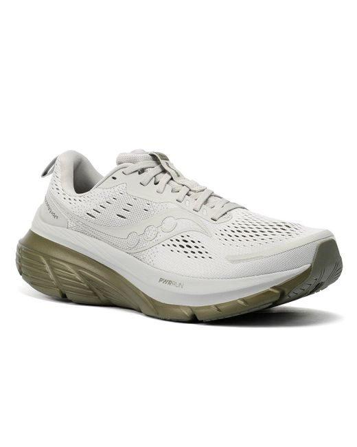 Saucony White Guide 18 Sneakers for men