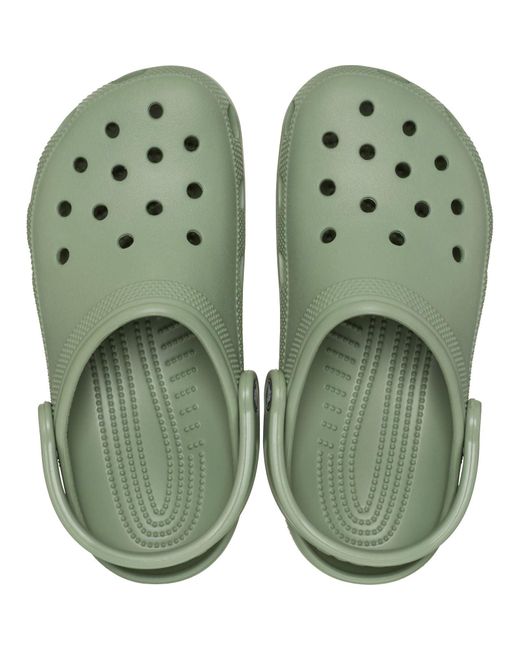 CROCSTM Green Classic Clog Croslite Gummischlappen Mit Muster