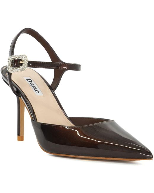 Dune Metallic Channel Heels