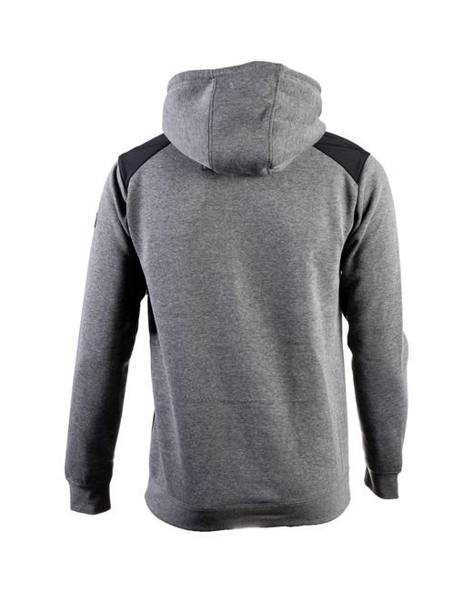 Caterpillar Gray Essentials Synthetic Hooded Sweatshirt for men
