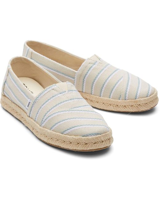 TOMS White Alpargata Rope 2.0 100% Cotton Fog Espadrilles