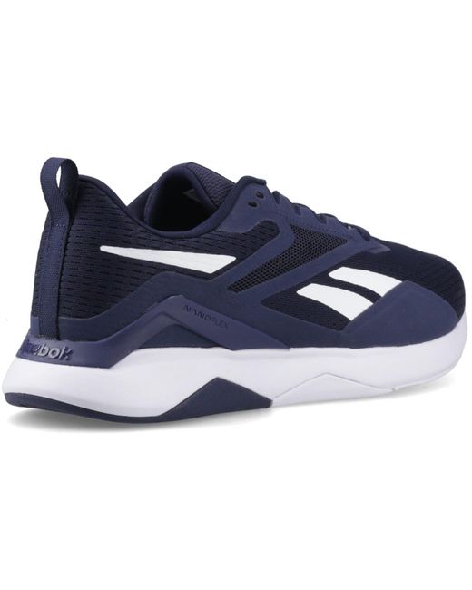 Reebok Blue Nanoflex Tr 2 Textile Vector/ Trainers for men
