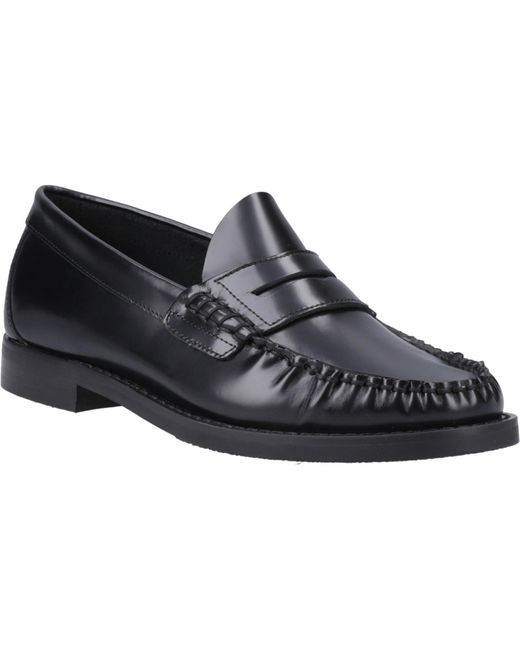 Dune Black Ginni Leather Shoes