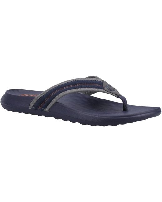 HeyDude Blue Myers Flip Sport Mode Synthetic Sandals for men