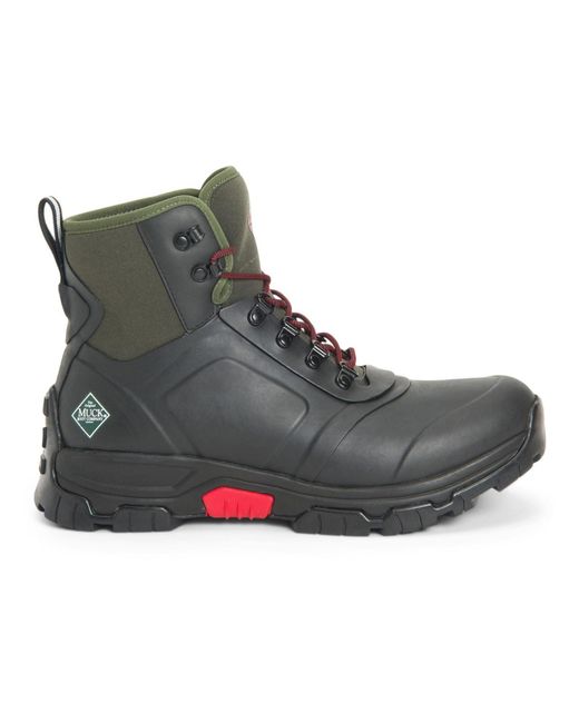 Muck Boot Gray Apex Rubber Wellington Boots for men