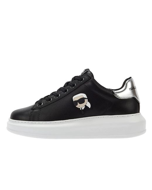 Karl Lagerfeld Black Kapri Karl Ikonic Trainers
