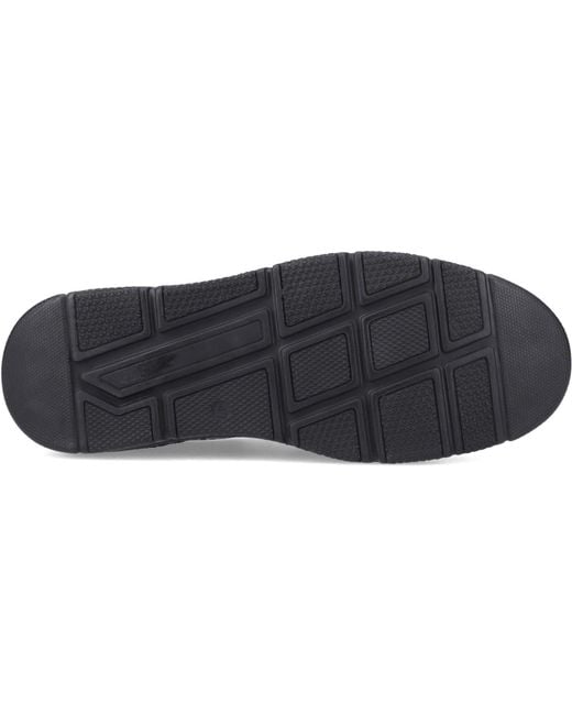 Hush Puppies Black Franklin Lace Up Shoe Leather Loafers for men