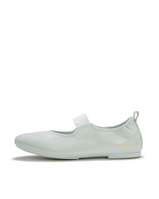 Fitflop Gray Delicato X Pantone Poise Leather Mary-Janes
