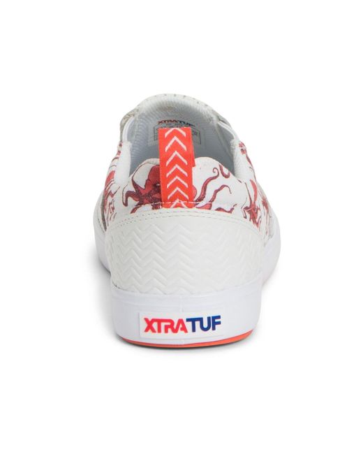 XtraTuf White Sharkbyte Canvas Trainers