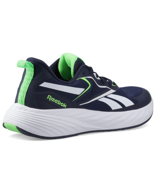 Reebok Blue Verse Trainer Textile /Lime Trainers for men