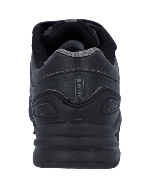 Hi-tec Black Xt115 Synthetic Trainers