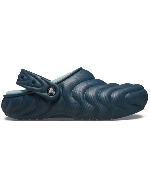 CROCSTM Blue Classic Lined Overpuff Synthetic Nightfall Clogs