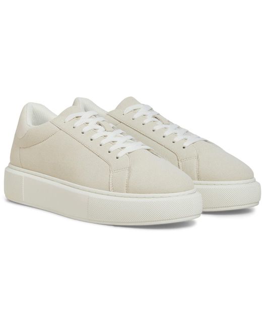 Jack & Jones White Aspire Cupsole Polyurethane Moonbeam Trainers for men
