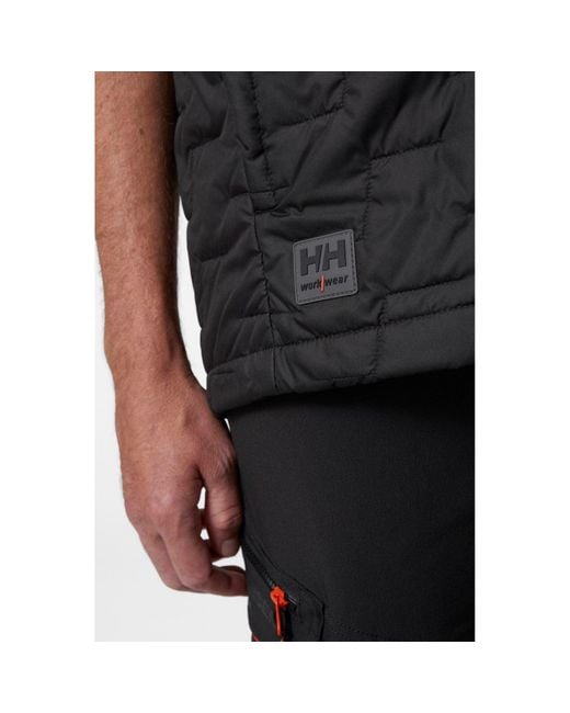 Helly Hansen Black Kensington Lifaloft Vest Gilets for men