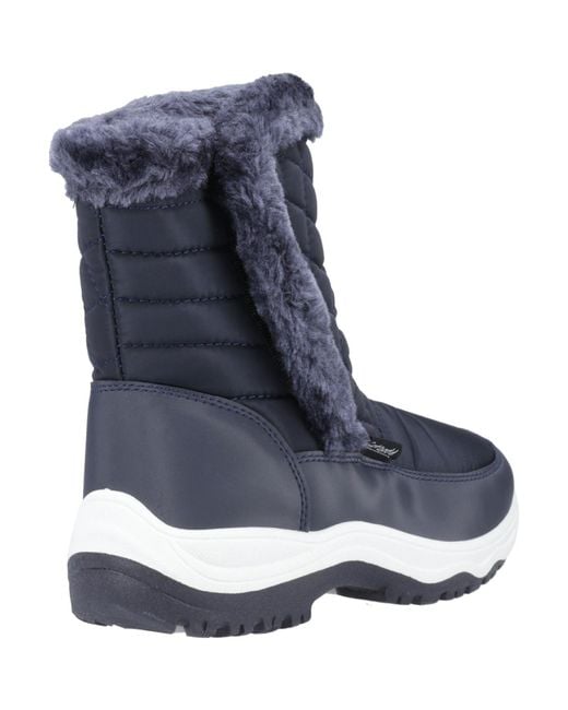 Cotswold Blue Butterrow Winter Stiefel Bis Zur Mitte Der Wade