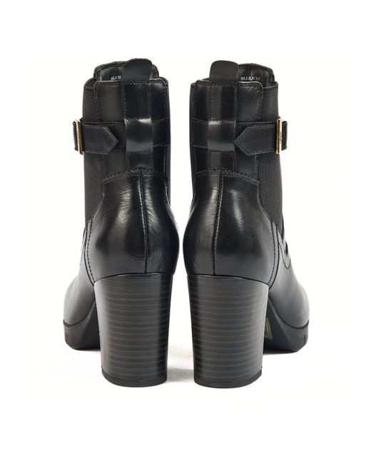 Pod Black Nala Leather/Textile Boots