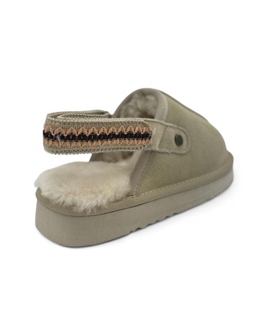 Osprey Green The Constellation Suede Sand Slippers