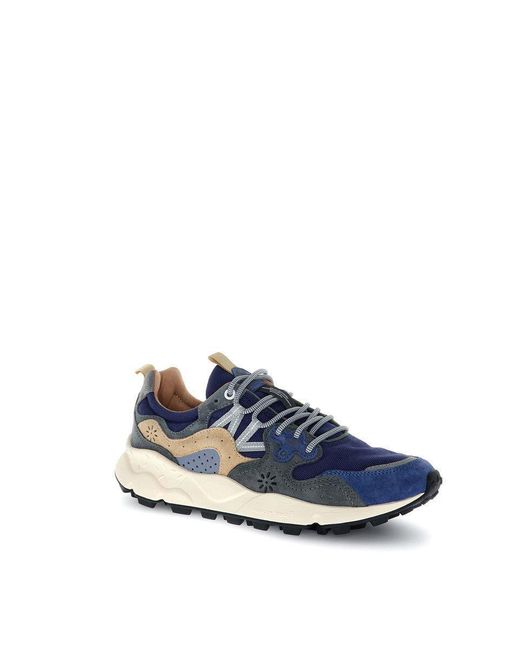 Flower Mountain Blue Yamano 3 Trainers for men