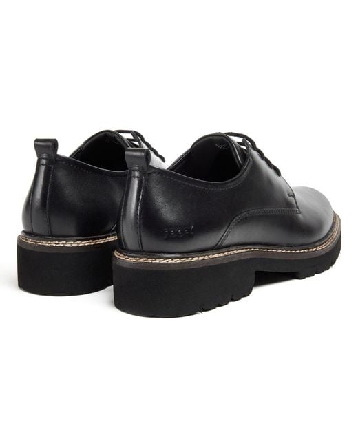 Pod Black Kris Leather Derby Shoes