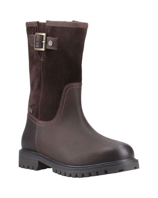 Hunter Brown Canna Ankle Boot Leather Boots