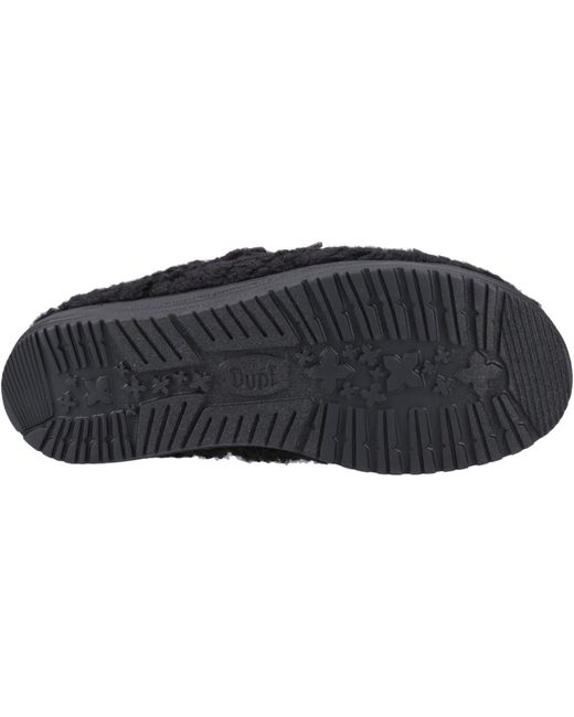 HeyDude Black Wally Synthetic Mules for men