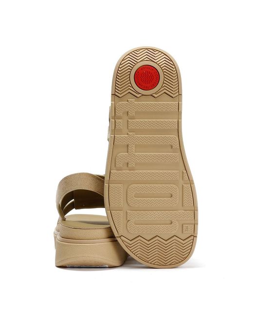 Fitflop Natural Gen-Ff Suede Fisherman Sandals