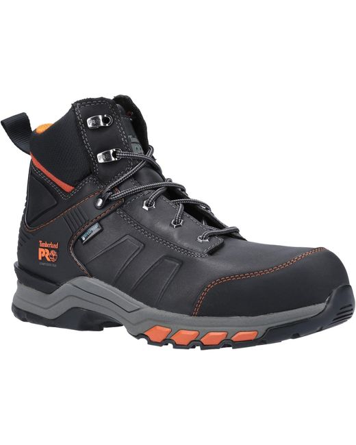 Timberland Black Hypercharge Work Leather/ Safety Boots