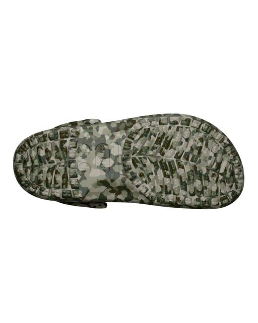 CROCSTM Green Classic Confetti Eva Army Clogs for men