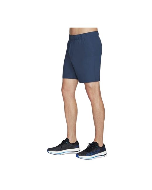 Skechers Blue Gostretch Ultra Nylon Activewear Shorts for men