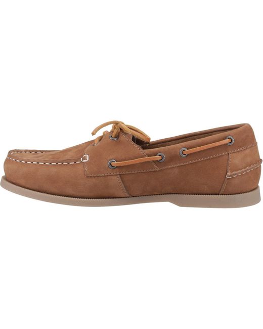 Sperry Top-Sider Brown Tacoma Leather Boat Shoes for men