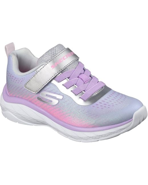 Skechers Purple Boundless Color Blitz Textile/Multi Trainers