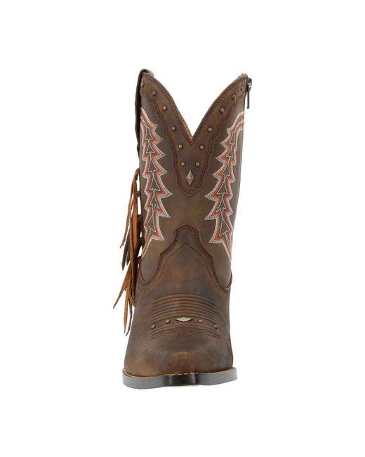 Durango Brown Crush Leather Pecan Boots