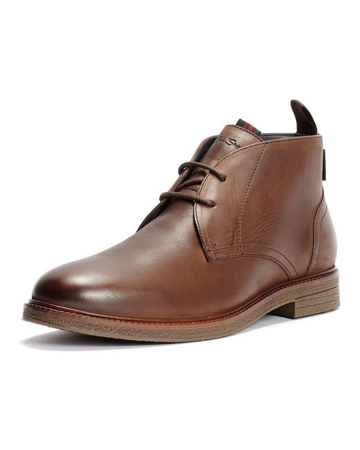 Ben Sherman Walker Chukka Leather Men's Brown Boots - Uk 8 for men