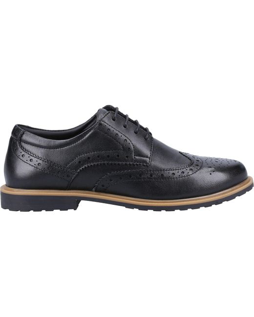 Hush Puppies Blue Verity Leather Brogues Shoes