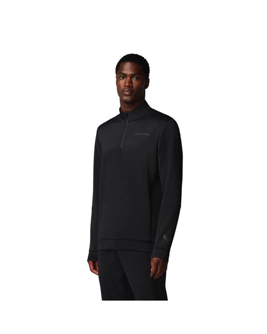 Castore Black Flex 1/4 Zip Sweatshirt for men