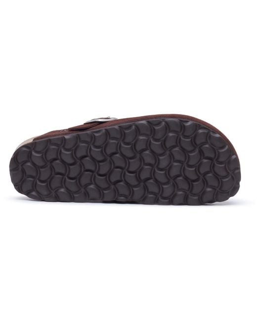 Hush Puppies Red Bailey Suede Chocolate Mules