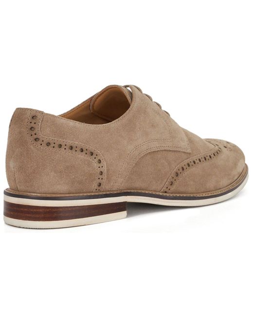 Dune Brown Stanford Shoes for men