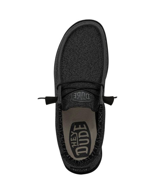 Wally Sox Scarpe Da Barca di HeyDude in Black